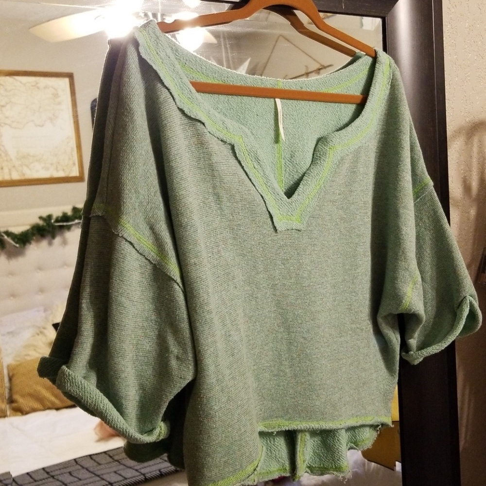 Free people slouchy pull over